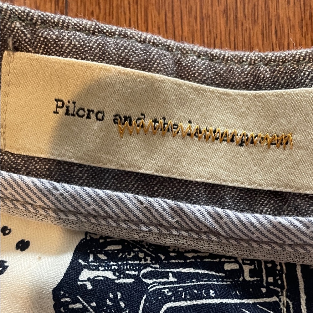 Pilcro Gray Linen Pants from Anthropologie - Picture 3 of 4